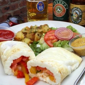 Gluten-free omelette from Pilsener Haus & Biergarten